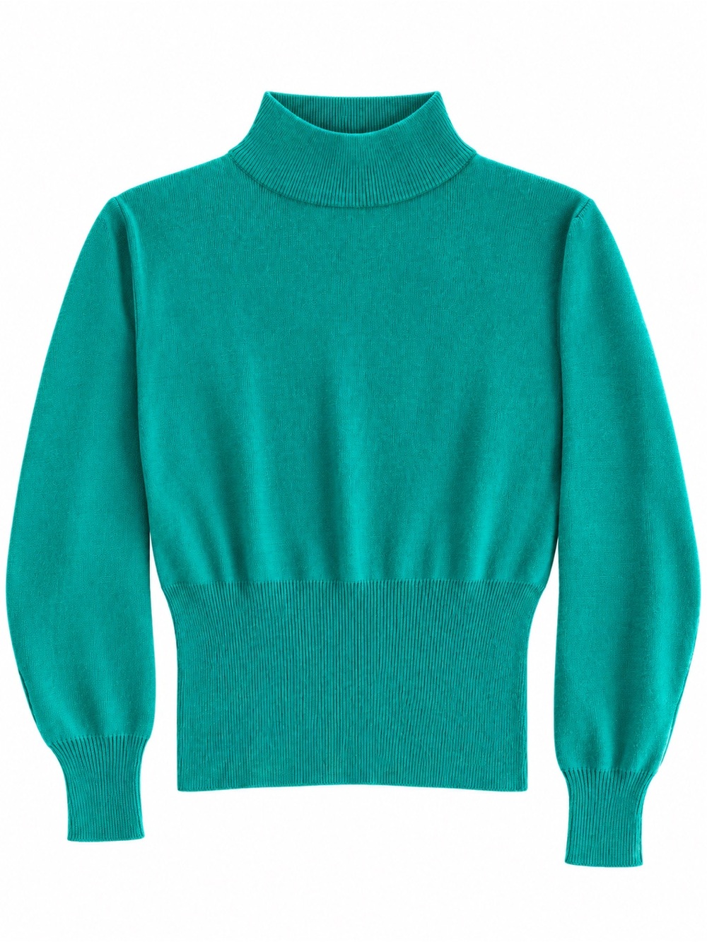 Vintage Summit County Sweater turquoise size L mock neck